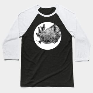 Axolotl illustration Baseball T-Shirt